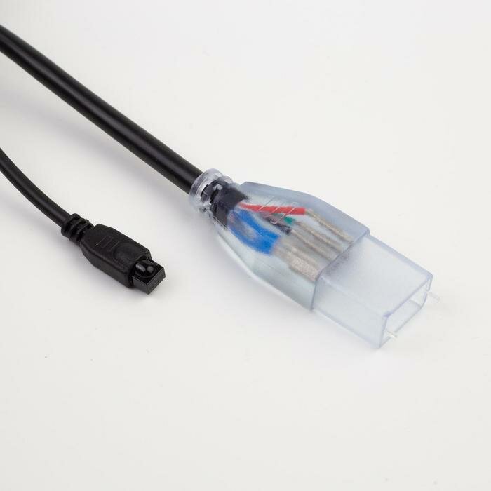Контроллер Ecola для RGB ленты 14 × 7 мм, IP20, 220 В, 1000 Вт, пульт ДУ - фотография № 3