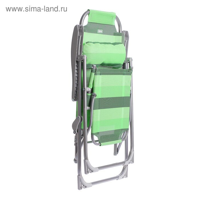 Кресло-шезлонг К3, р. 82 x 59 x 116 см, цвет зелёный - фотография № 3