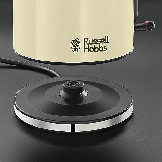 Чайник электрический Russell Hobbs Stainless Steel (кремовый) - фотография № 4