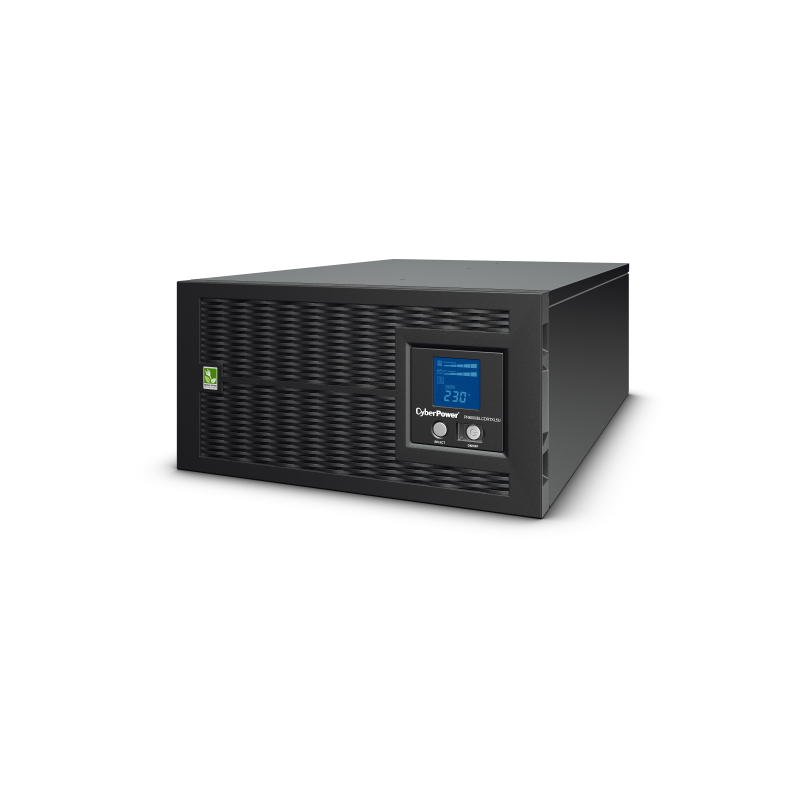 CyberPower PR6000ELCDRTXL5U ИБП Line-Interactive, 6000VA/4500W USB/RS-232/Dry/EPO/SNMPslot/RJ11/45/ВБМ (8 IEC С13, 2 IEC C19, 1