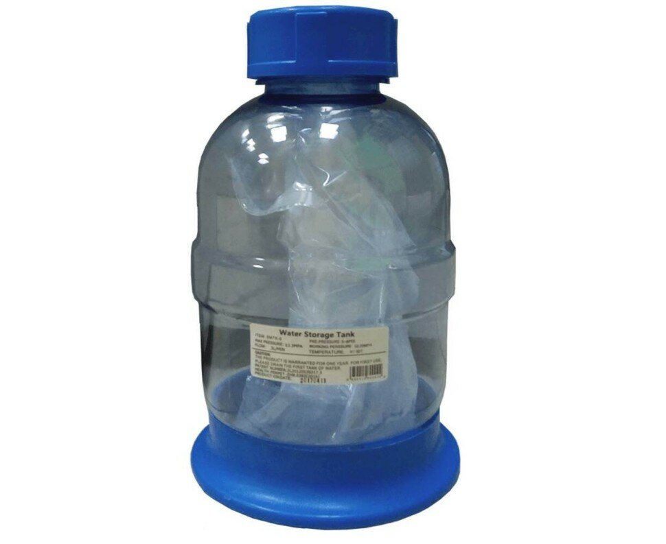 Raifil Накопительный бак пластиковый для обратного осмоса (объем 1,5 Gal ) прозрачный - фотография № 2