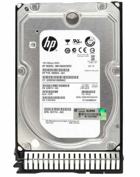   HP 657739-001 1Tb 7200 SATAIII 3.5" HDD