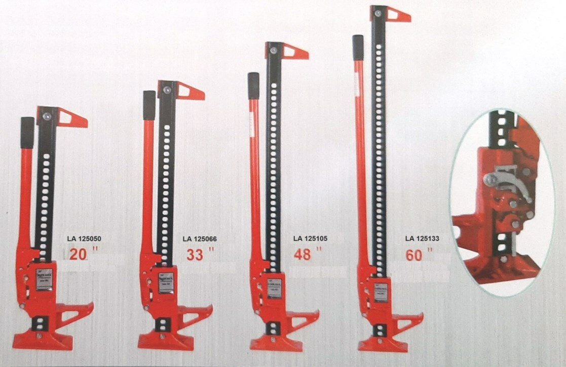 фото Домкрат реечный 3 т высота подъема 1330мм (125-1330мм) 60