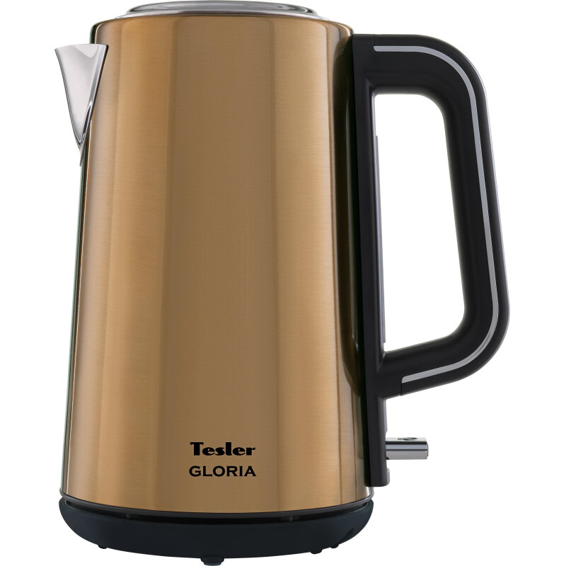 Чайник TESLER KT-1710 BRONZE, 1,7л., 2200Вт., нерж.сталь - фотография № 1