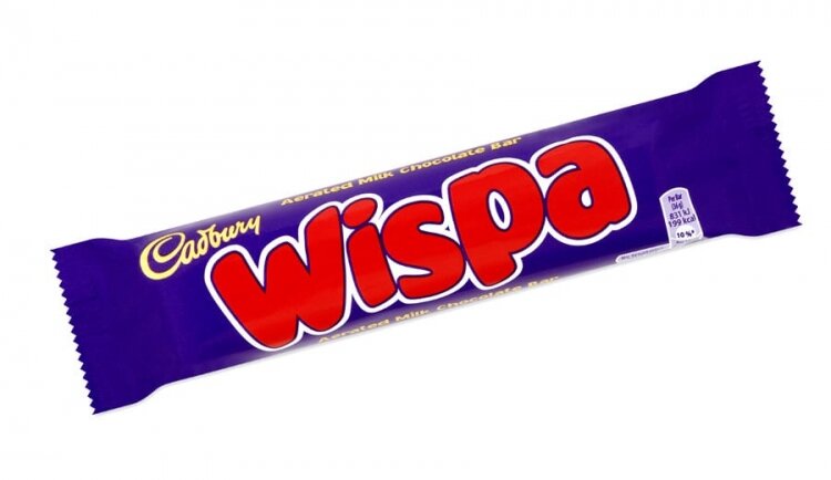 Шоколадный батончик Cadbury Wispa 48 шт. (упаковка)