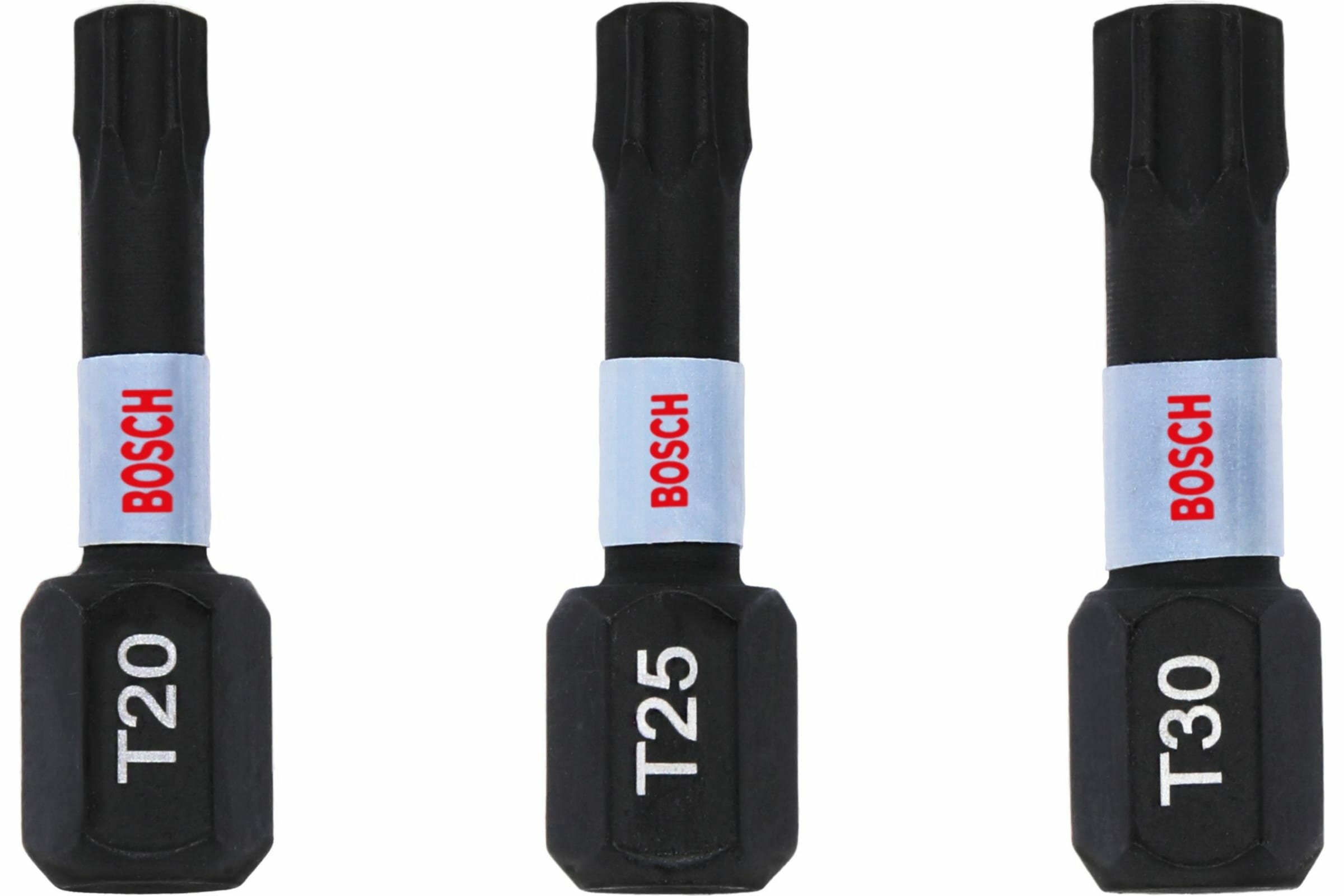 Биты Bosch Impact Control 3 шт, 25 мм, T20, T25, T30 (2608522479)