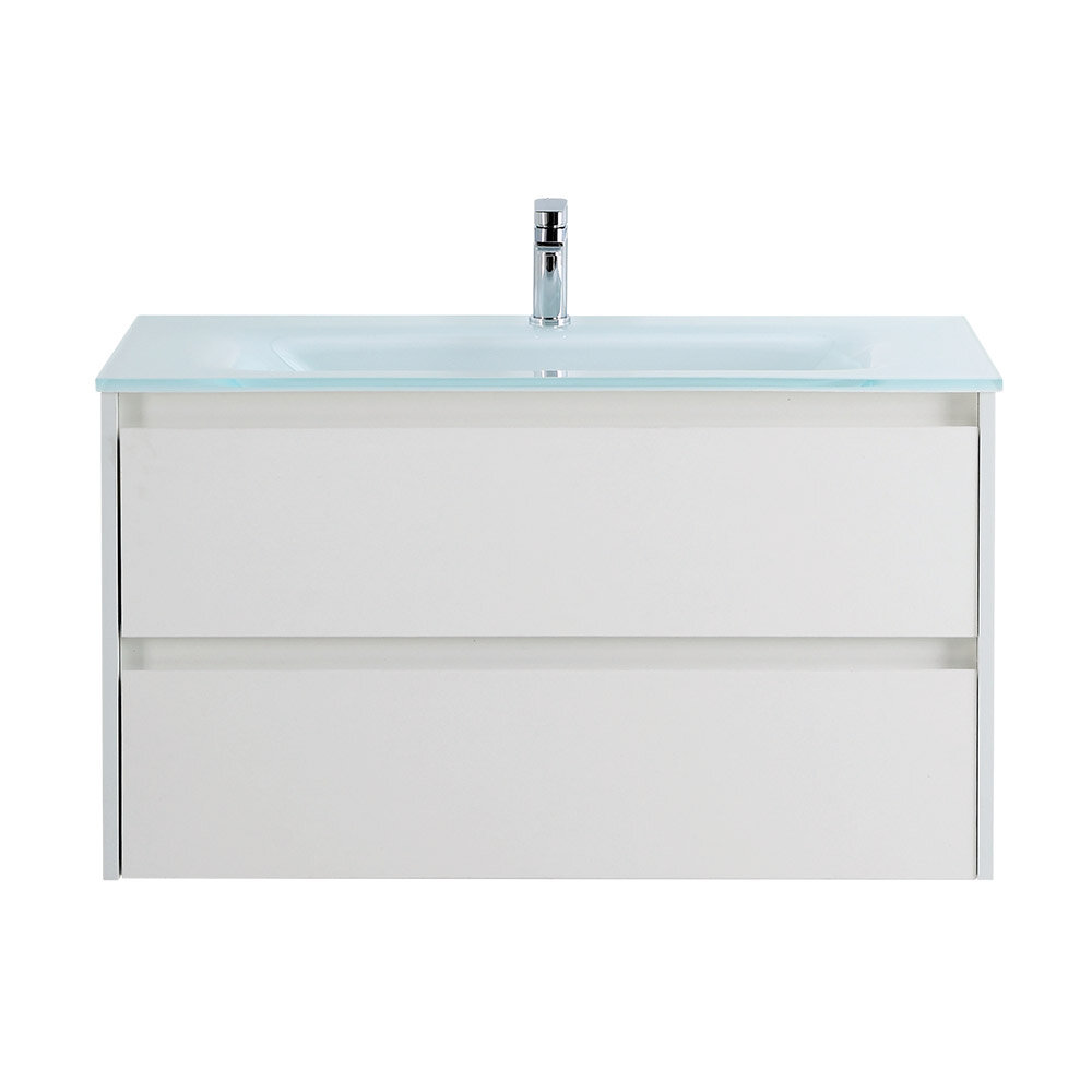 Мебель для ванной BelBagno KRAFT 80 с раковиной BB810/BL Bianco Opaco
