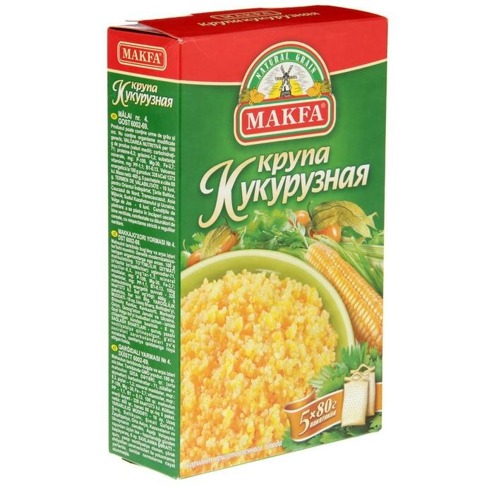 Крупа кукурузная макфа 400г (6*66,7г)