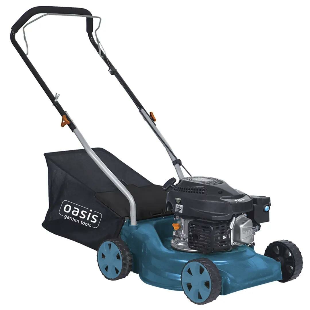 Газонокосилка бензиновая несамоходная Oasis Garden Tools GB-15 4 л. с. 42 см