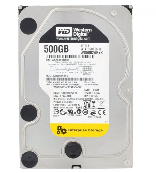 Western Digital WD RE3 500 GB (WD5002ABYS)