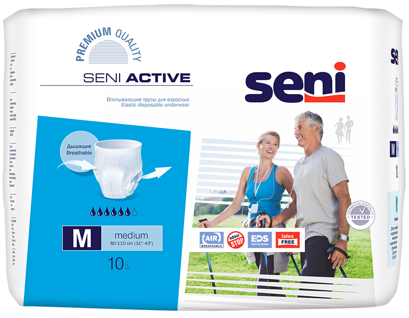 Трусы впитывающие Seni Active