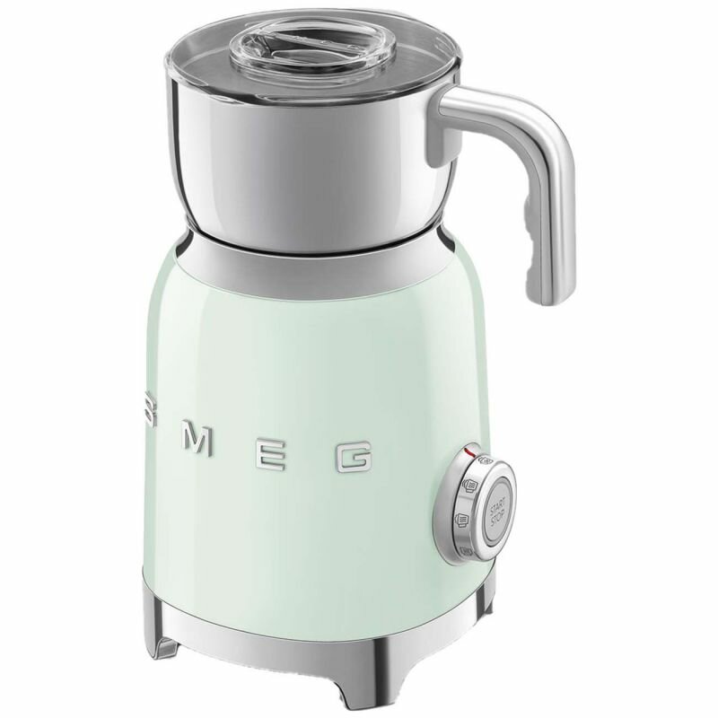 Вспениватель молока Smeg MFF01PGEU пастельный зеленый