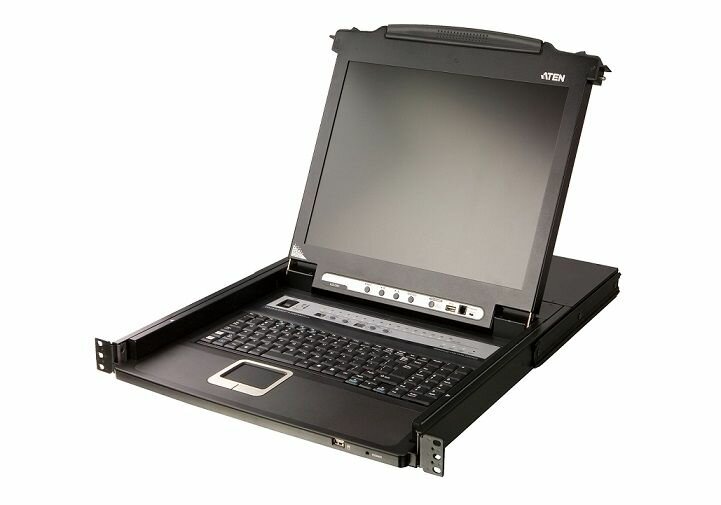 Устройство Aten SINGLE RAIL 16P PS/2-USB LCDKVMP 17INCH WIH IP — фото 3