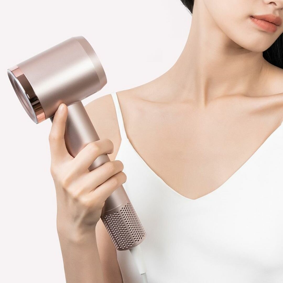 Высокоскоростной фен с отрицательными ионами DOCO High Speed Negative Ion Hair Dryer (Зеленый) CN - фотография № 2