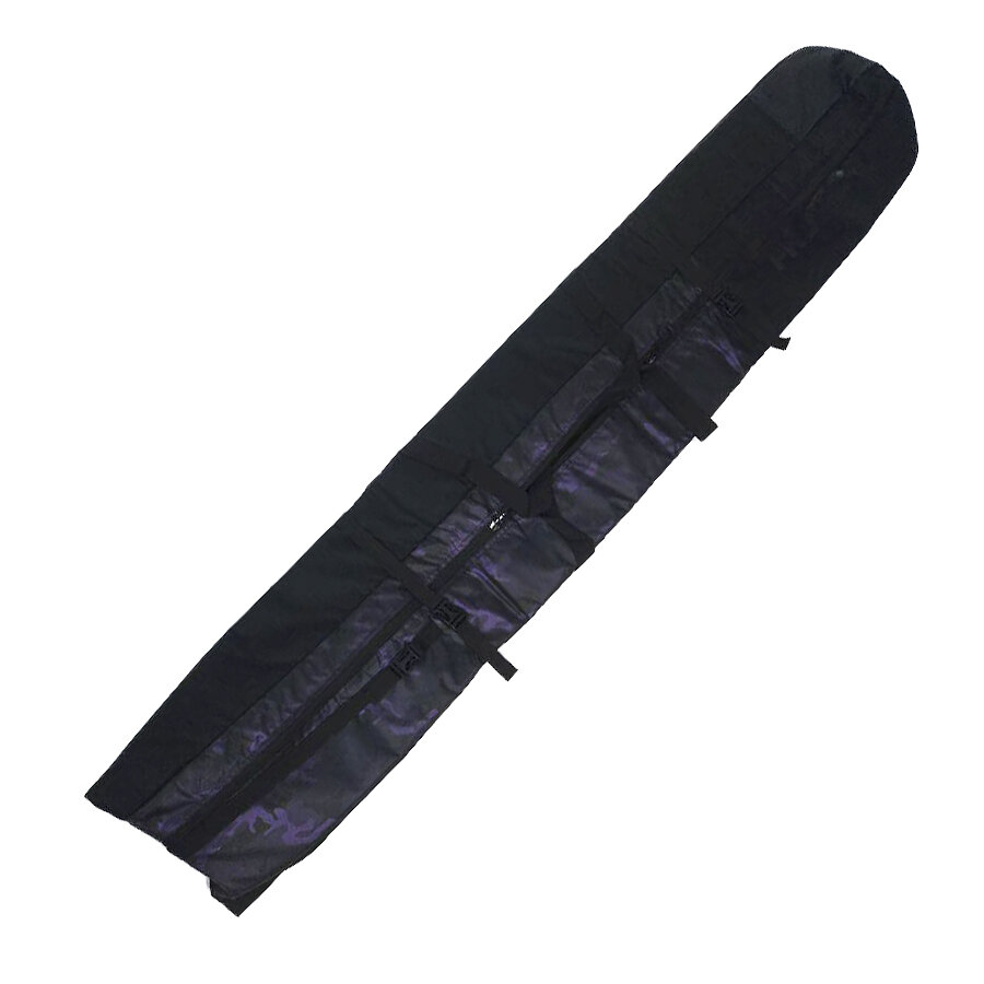 Чехол для лыж PROTECT, 165-185х21х12 см, фиолетовый принт (999-016)