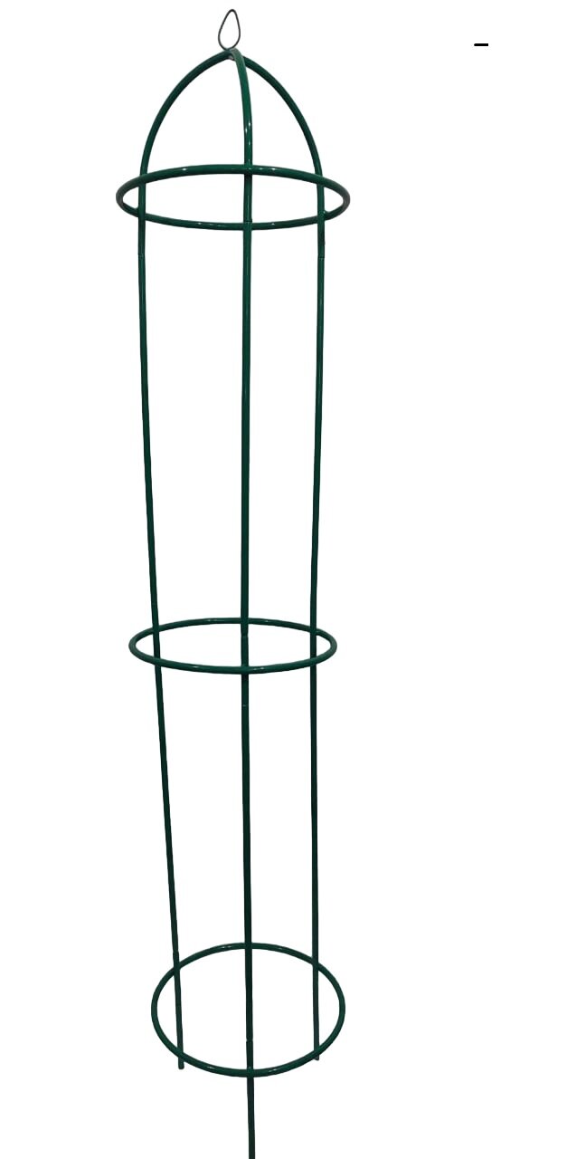 Арка для роз разборная D=37см зелёная, труба d=12 - фотография № 2