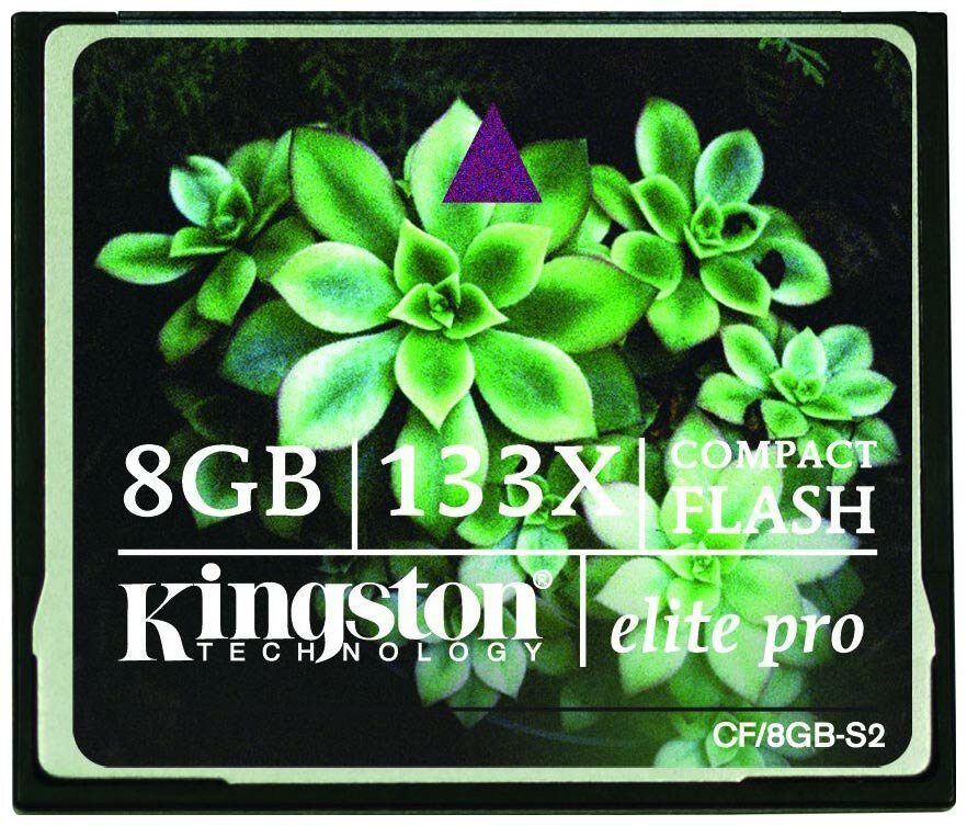 Карта памяти Kingston CF 8Gb Elite Pro 133 x