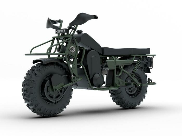 Мотоцикл Baltmotors ATV 2x2 полный привод 4Т 203 куб.см. карбюратор 6.5 л.с. BM-ATV-2X2-CAM