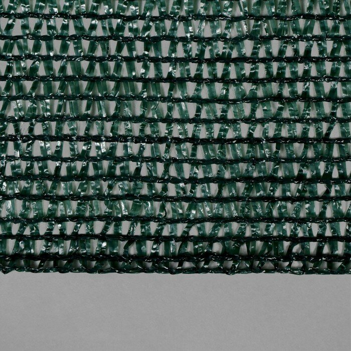 Сетка затеняющая, 50 × 4 м, плотность 50 г/м², зелёная - фотография № 2