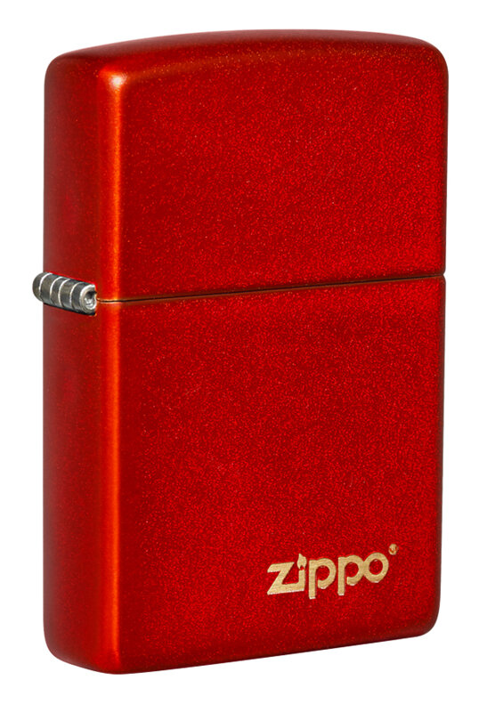 Зажигалка ZIPPO Classic с покрытием Metallic Red арт. 49475ZL - фотография № 1