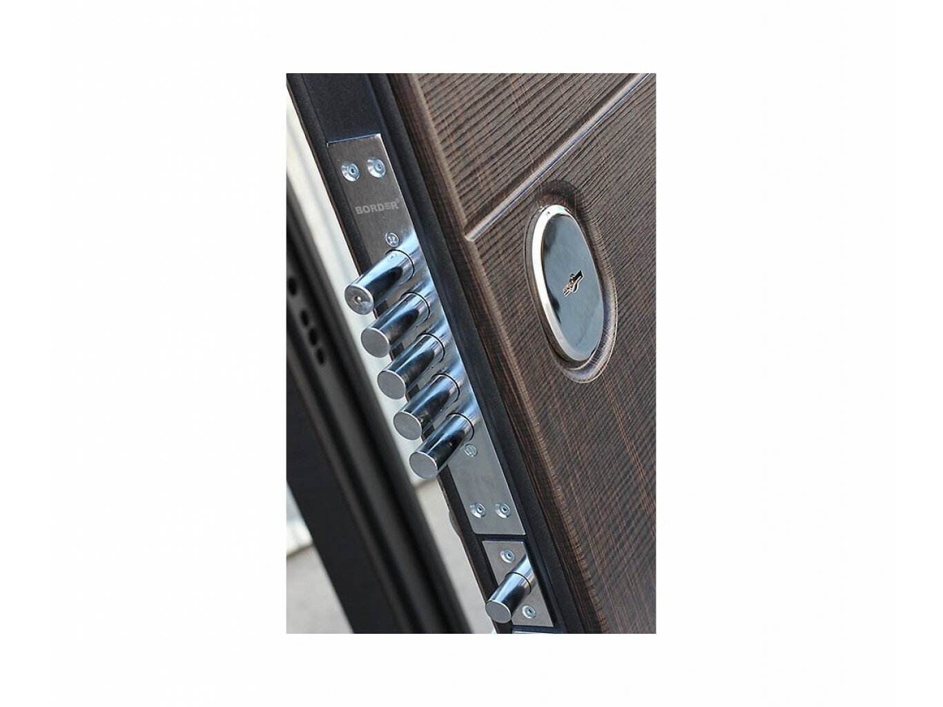 Дверь мет. 10,5 см Чикаго Дуб шале графит Царга (860мм) правая - фотография № 2