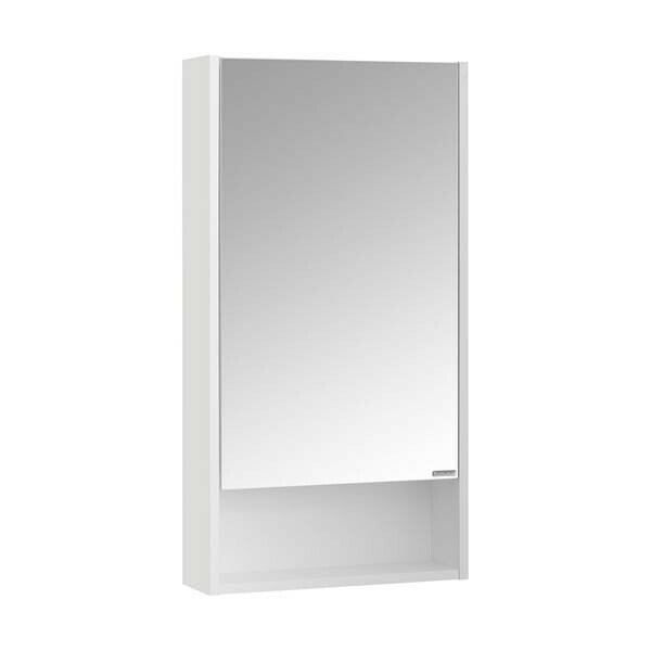 Шкаф с зеркалом Акватон Сканди 45 Белый (1A252002SD010) - фотография № 1