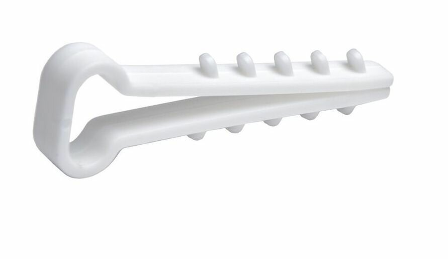 фото Нейлоновые стяжки RUCELF ДХБ-10-5-ПЧ Дюбель-хомут, Черный