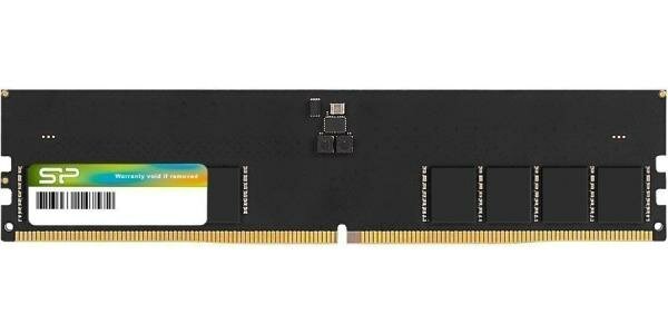 Оперативная память для компьютера 16Gb (1x16Gb) PC5-38400 4800MHz DDR5 DIMM CL40 Silicon Power SP016GBLVU480F02 SP016GBLVU480F02