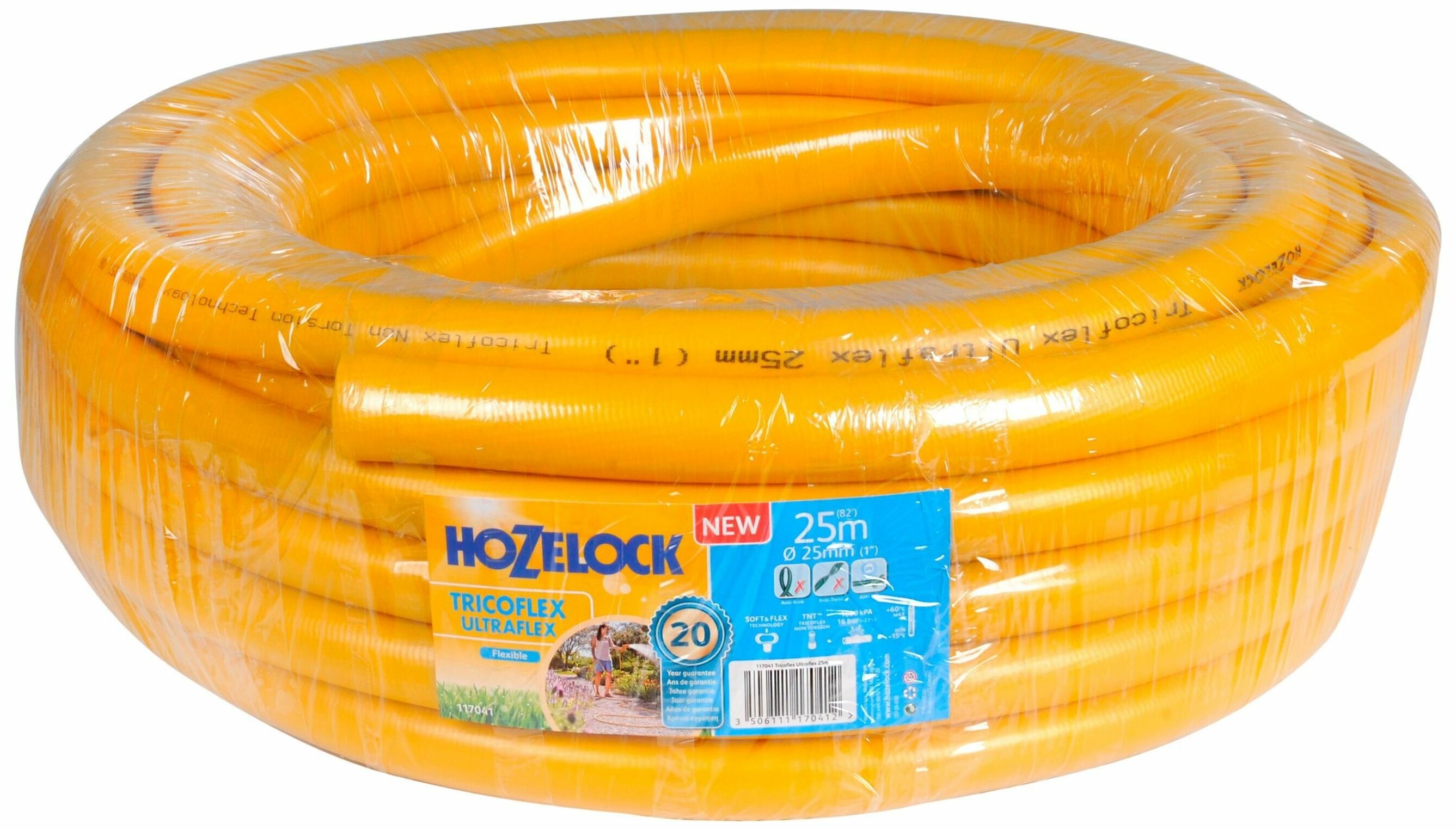 Шланг садовый HOZELOCK Tricoflex Ultrraflex 25мм х 25м - фото №1