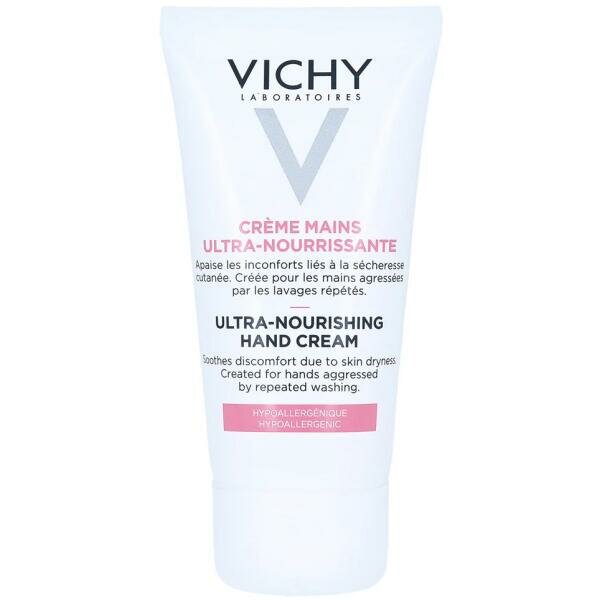 20. Крем для рук Увлажняющий крем для рук Vichy Ultra-Nourishing Hand Cream...