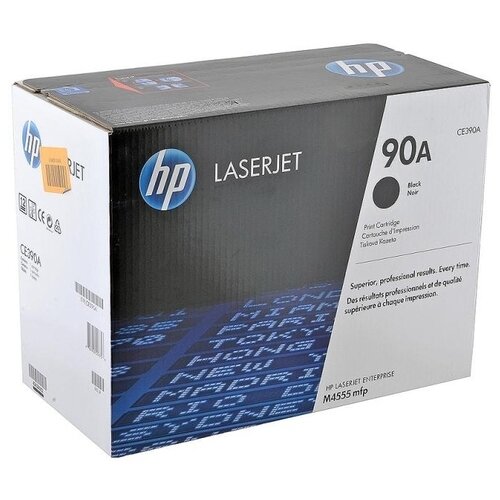 Картридж HP CE390A, черный