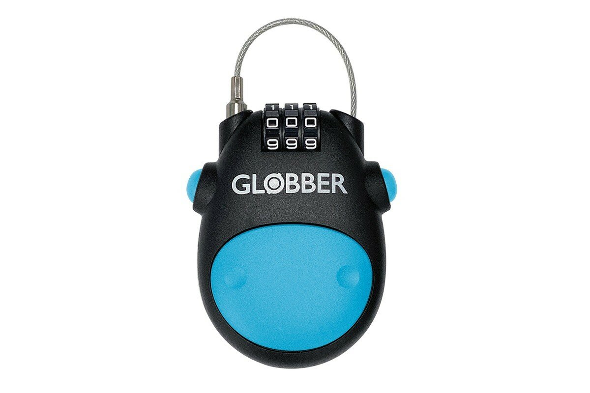 Трос-замок Globber Lock, цвет Голубой