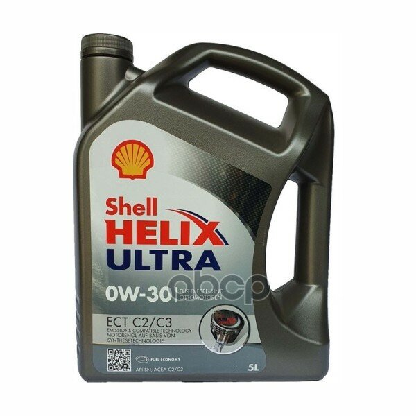 Масло Моторное Cинтетическое Shell Helix Ultra Ect C2/C3 0w-30 (5л) Shell арт. 550046307