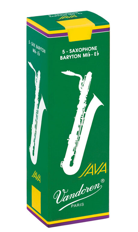 SR342 JAVA Трости для саксофона баритон №2 (5шт), Vandoren - фото №1