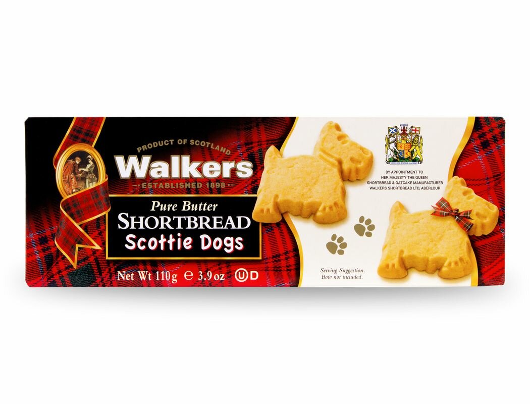 Песочное печенье Walker's Shortbread Scottie Dog, 1320г, 12шт - фотография № 1