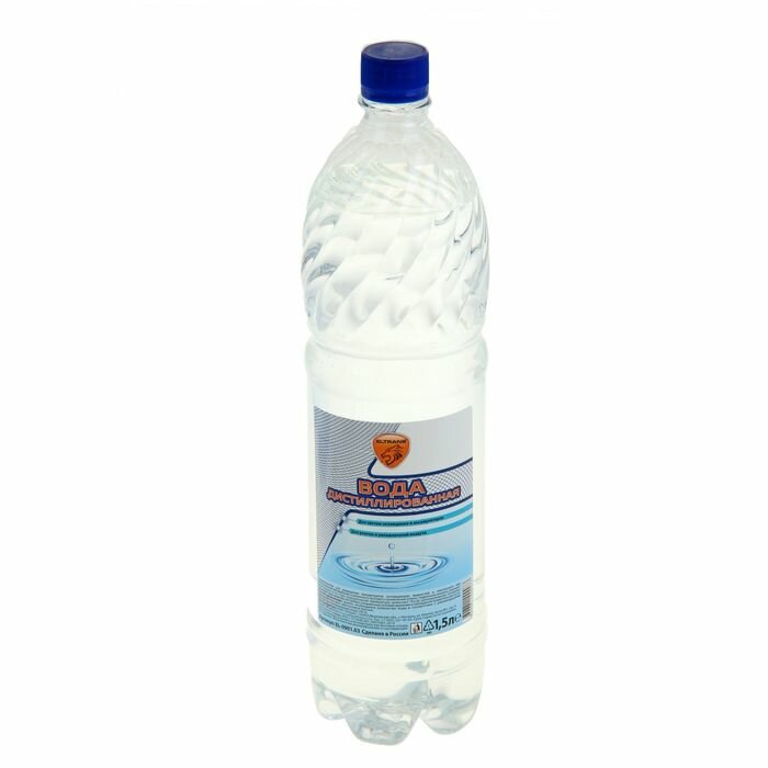 Вода дистиллированная Элтранс 15 л бутыль EL-0901.03