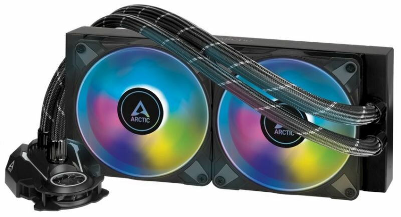 Жидкостная система охлаждения Arctic Cooling Arctic Liquid Freezer II-240 A-RGB Black Multi Compatible All-In-One CPU Water Cooler (ACFRE00093A) уц-2-1