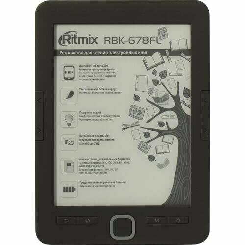 6" Электронная книга Ritmix RBK-678FL