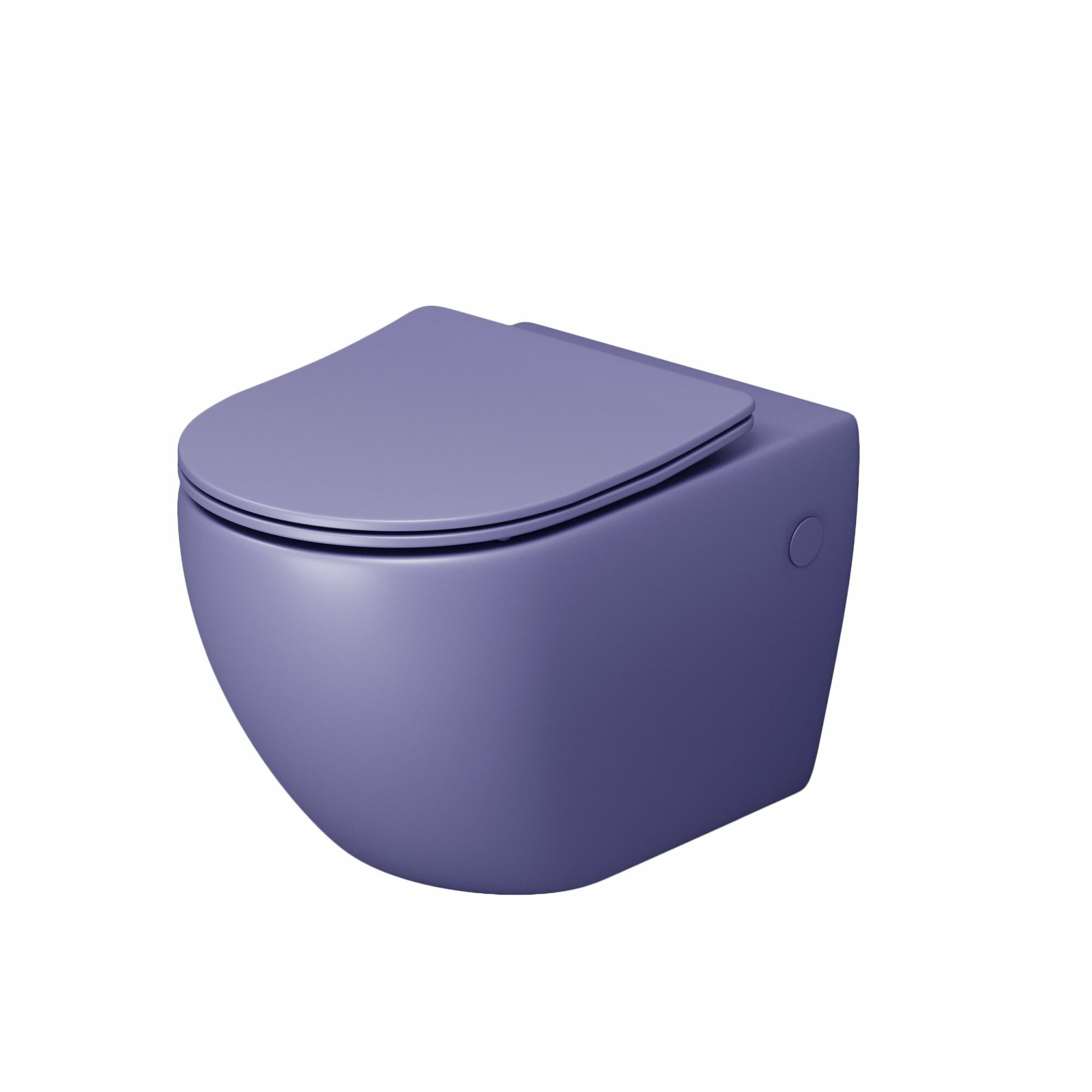 Grossman Унитаз GR-4411LIMS Color (550*365*395) фиолетовый матовый подвесной безободковый