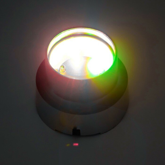 Подсветка д/стекла пластик 6*8см 7 ламп (бокс 120 шт) - фотография № 4