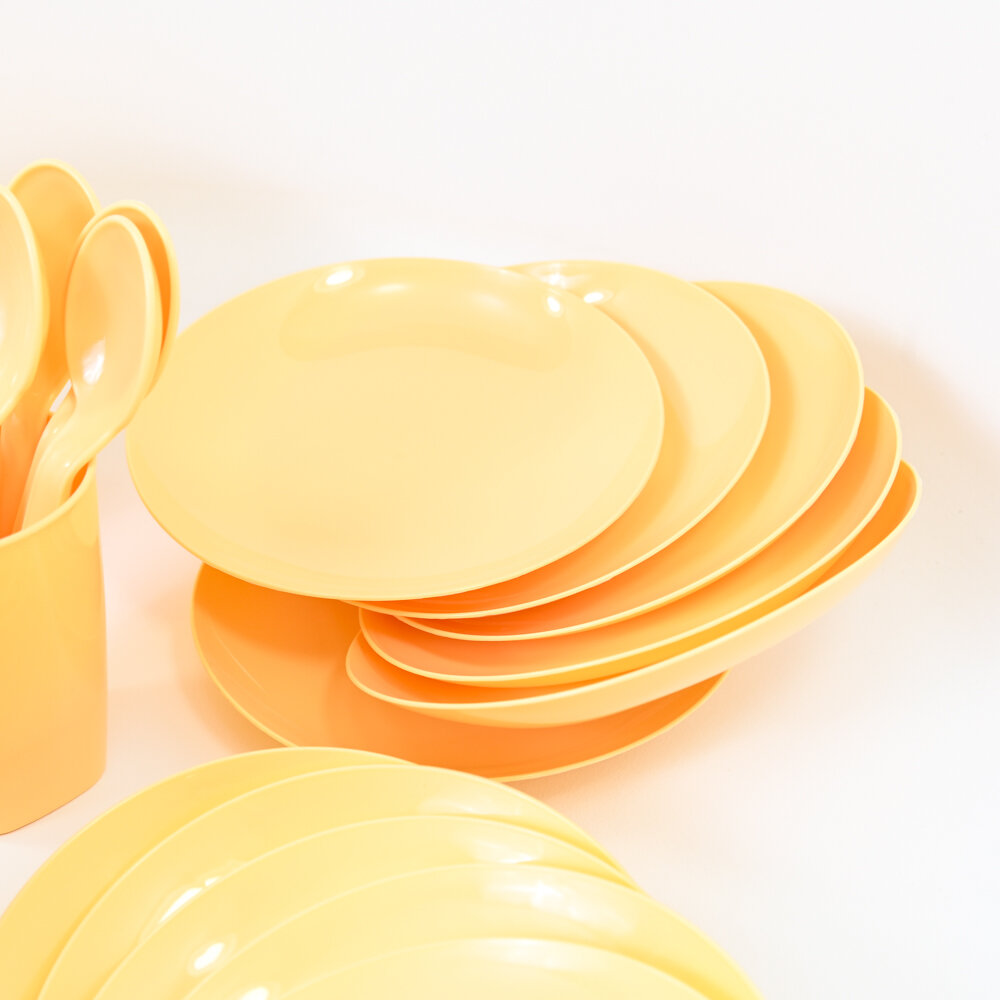 Набор посуды "Для пикника" на 4 персоны, цвет бежевый - фотография № 4
