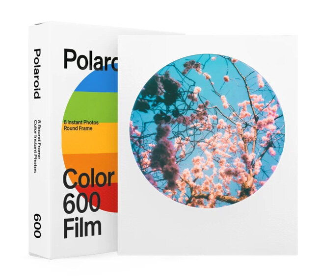 Картридж Polaroid 600 Color Film Round Frame 8 кадров