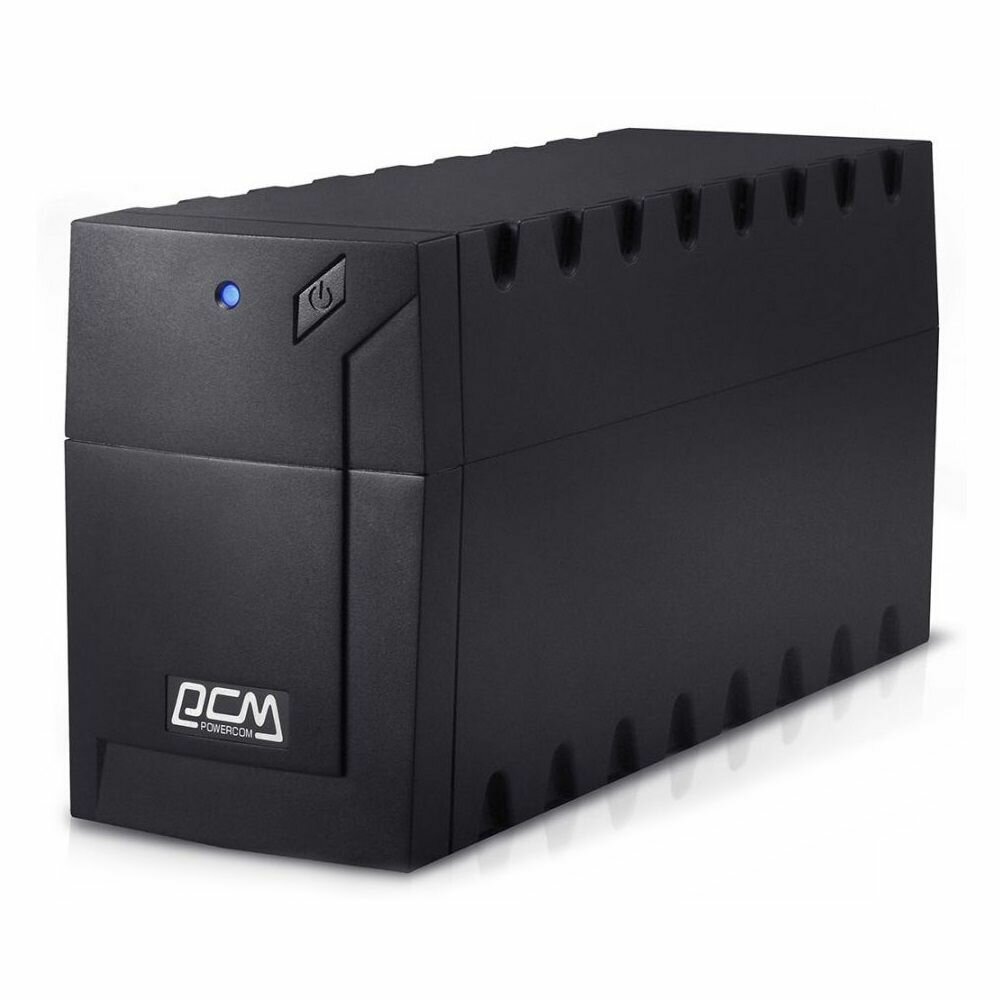 Источник бесперебойного питания (ИБП) POWERCOM ИБП Powercom Raptor RPT-600A EURO Line-Interactive, 600VA/360W, Tower, 3xSchuko (3 batt) (RPT-600A-EURO) уц-3-1