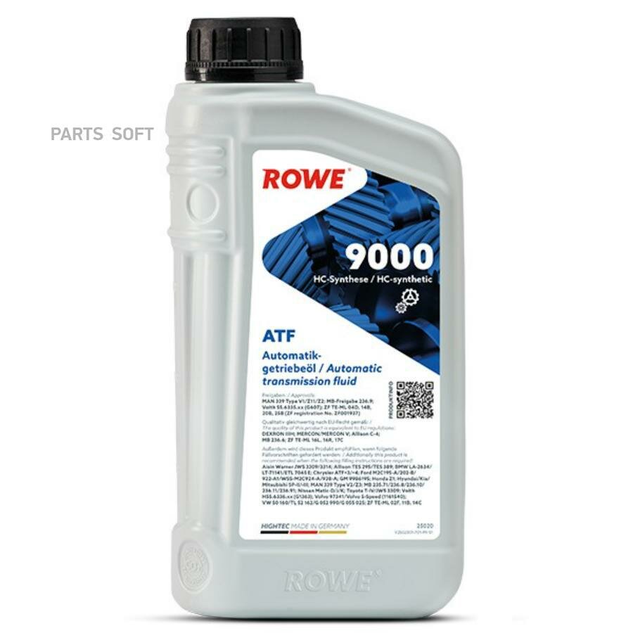 ROWE 25020-0010-99 Масло ROWE ATF 9000 HIGHTEC 1л мин