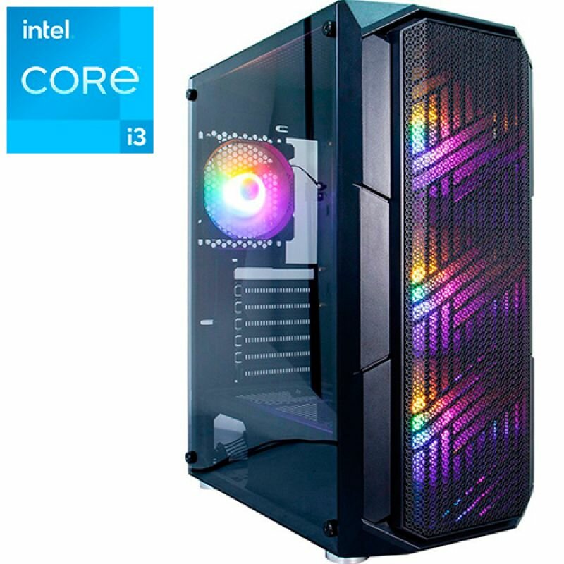 Компьютер PRO-1736186 Intel Core i3-12100 3300МГц, Intel Z690, 64Гб DDR4 3200МГц, Intel UHD Graphics 730 (встроенная), SSD 240Гб, HDD 2Тб, 500Вт, Midi-Tower
