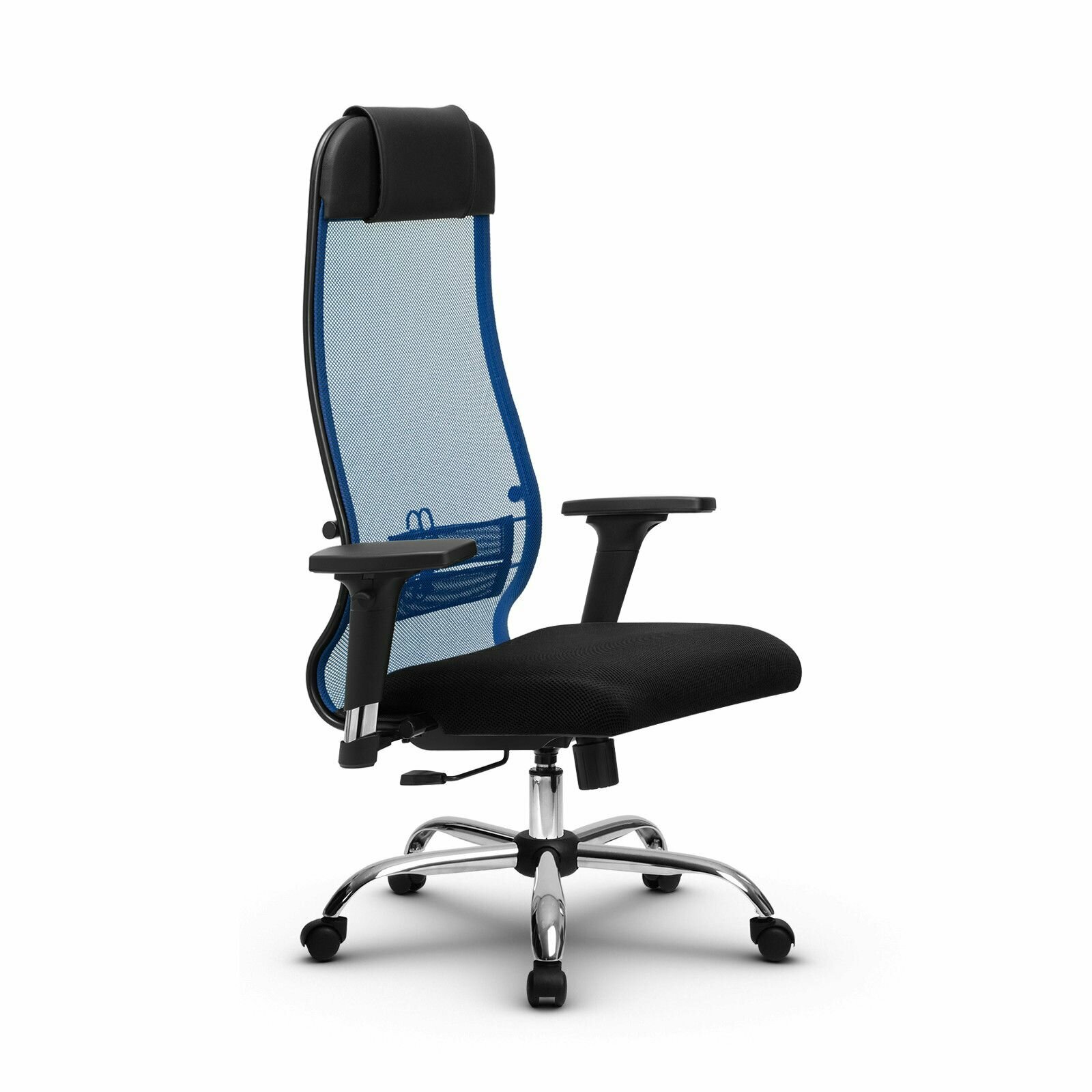 Компьютерное офисное кресло Metta Комплект 18/2D, осн. 003 (17833), Синее/Черное - фотография № 1