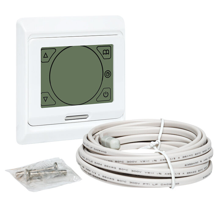 Сенсорный термостат для теплых полов электронный 16А 230В EKF - фотография № 2
