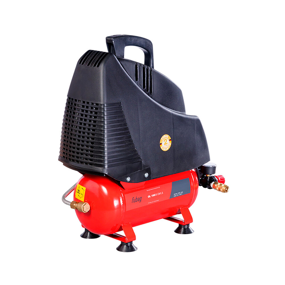 Компрессор безмасляный Fubag (A6BB304KOA600/646033) OL 195/6 CM1.5 6 л 1,1 кВт