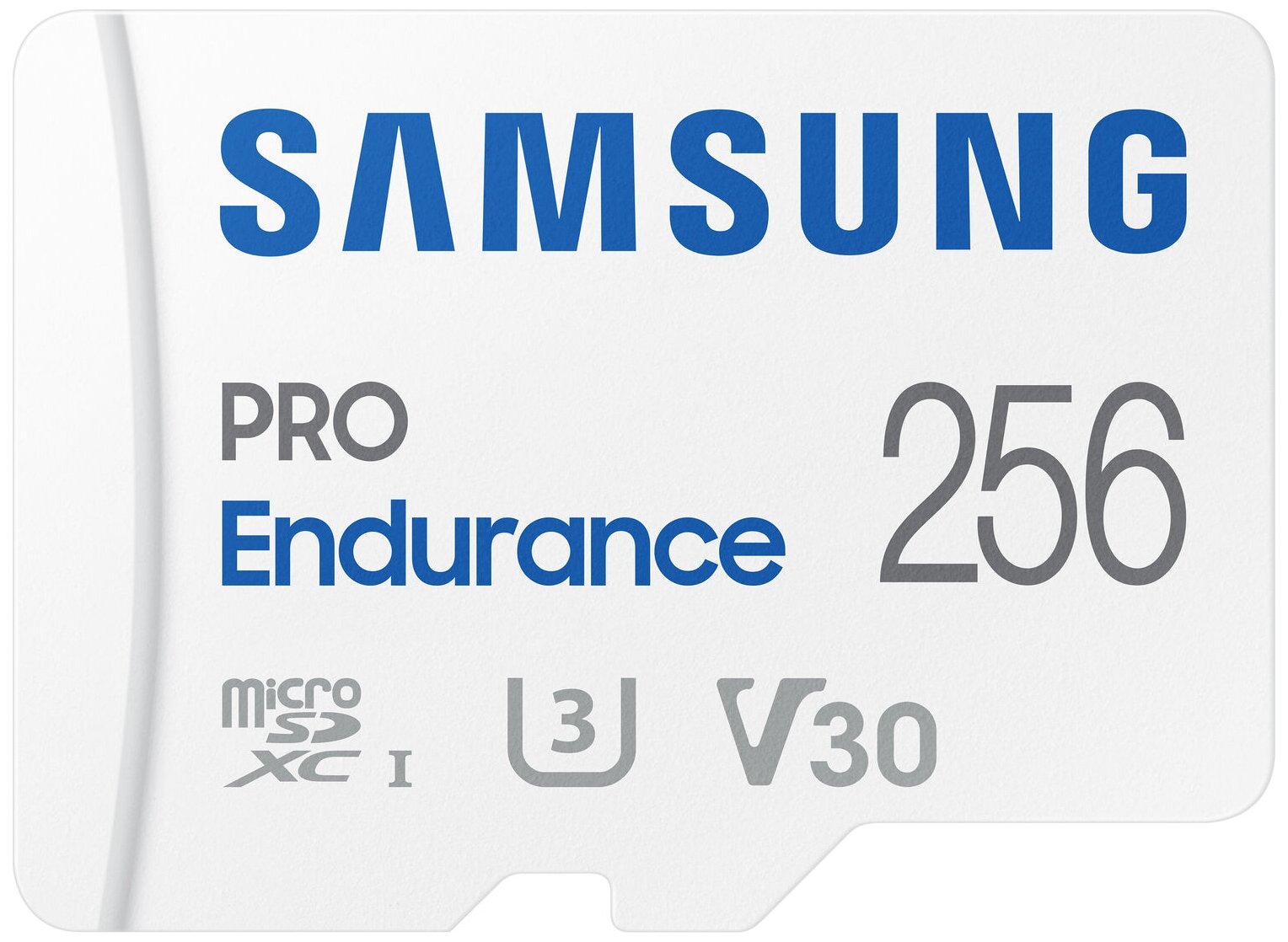 Карта памяти Samsung PRO Endurance MB-MJ256KA/APC microSDXC/емкость 256 Гб запись/чтение 40МБ/с/100МБ/с