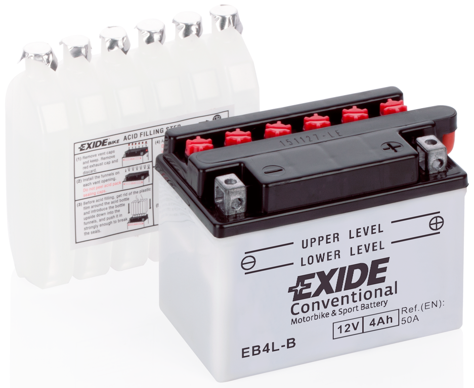 Аккумулятор 12V - 4 А/ч "EXIDE" (EB4L-B)